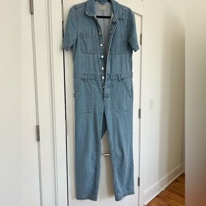 Everlane denim jumpsuit